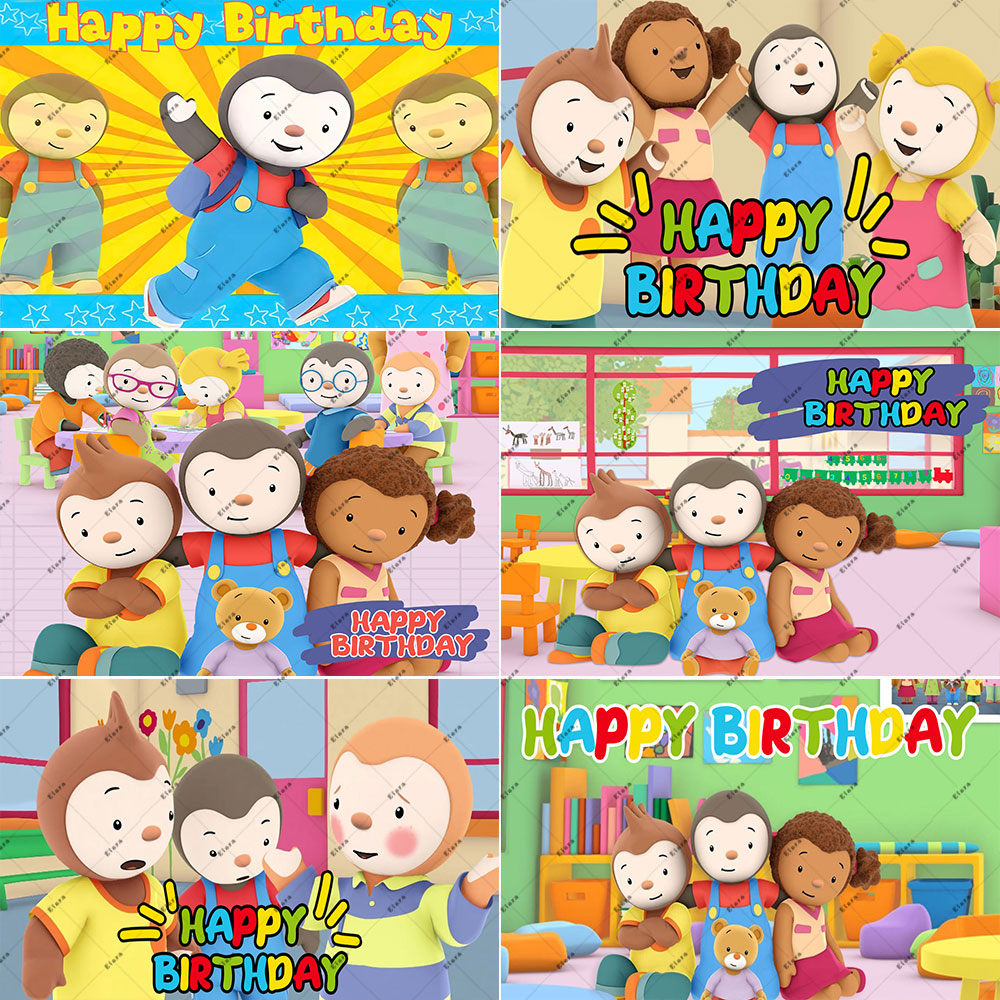 Toys Background For Kids - Karikatür Tchoupi Penguen çocuk Doğum Günü