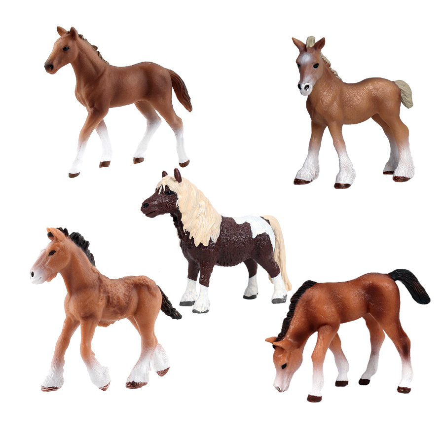 Kids Toys Horse - At figürinler Shire arap rakamlar Pony