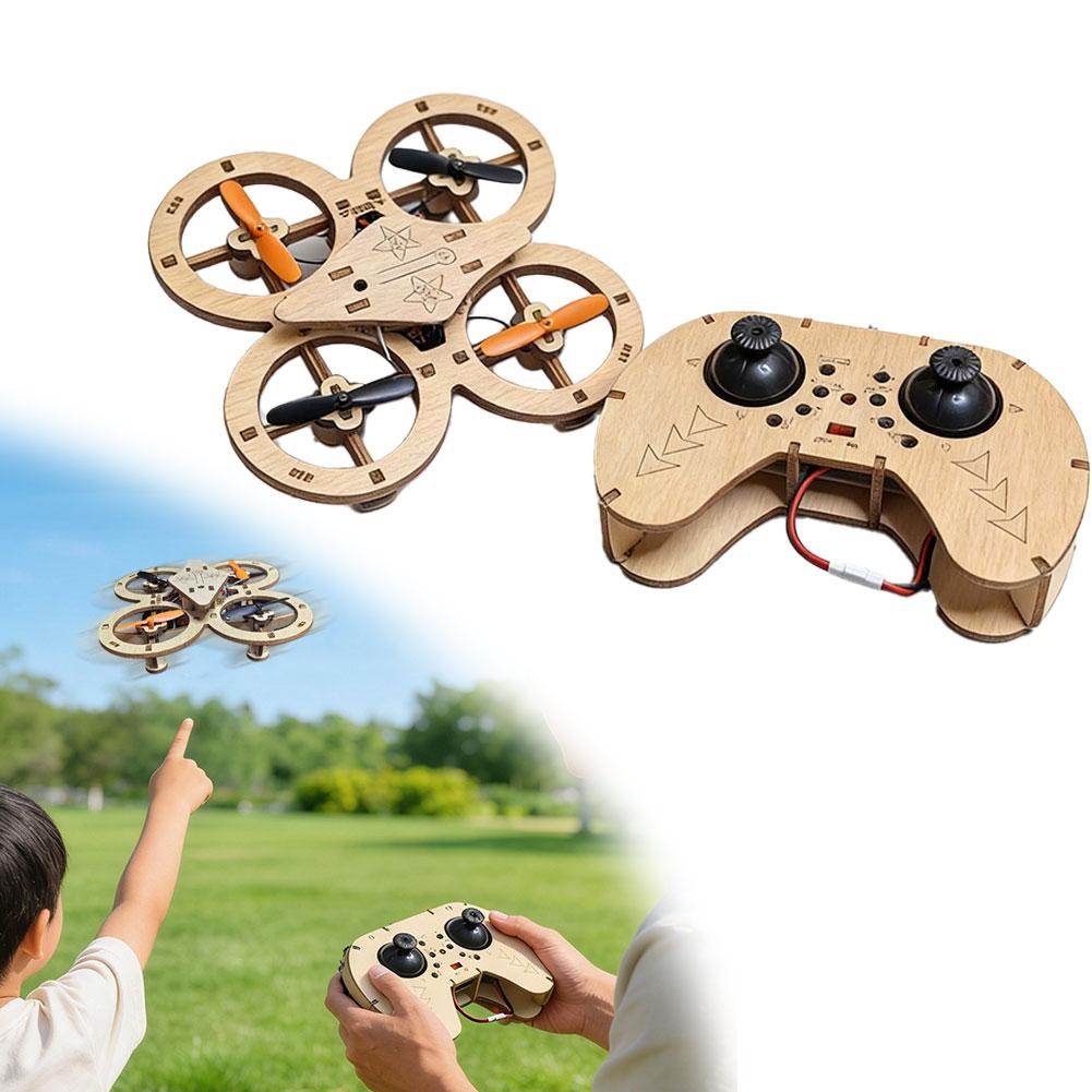Science Experiment Kit - Kendin Yap Ahşap RC Drone Quadcopter