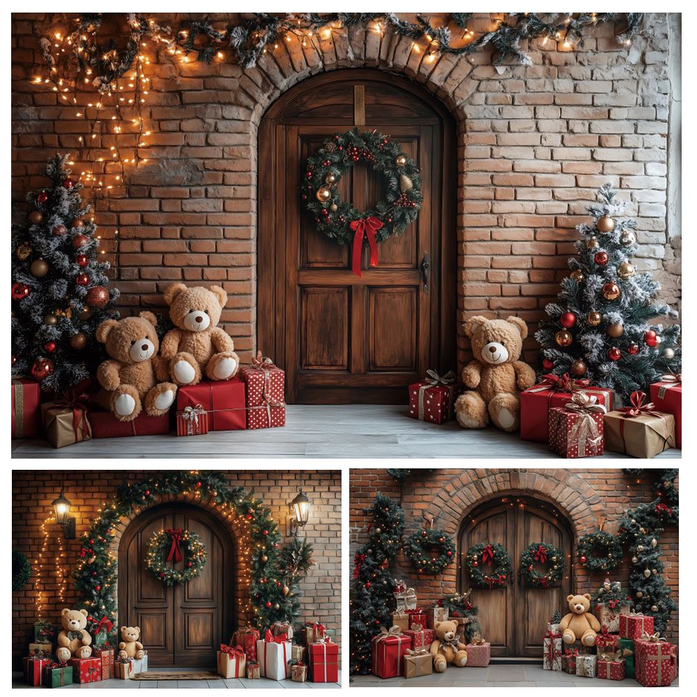 Toys Background For Kids - Noel Fotoğraf Arka Plan Rustik Kemer