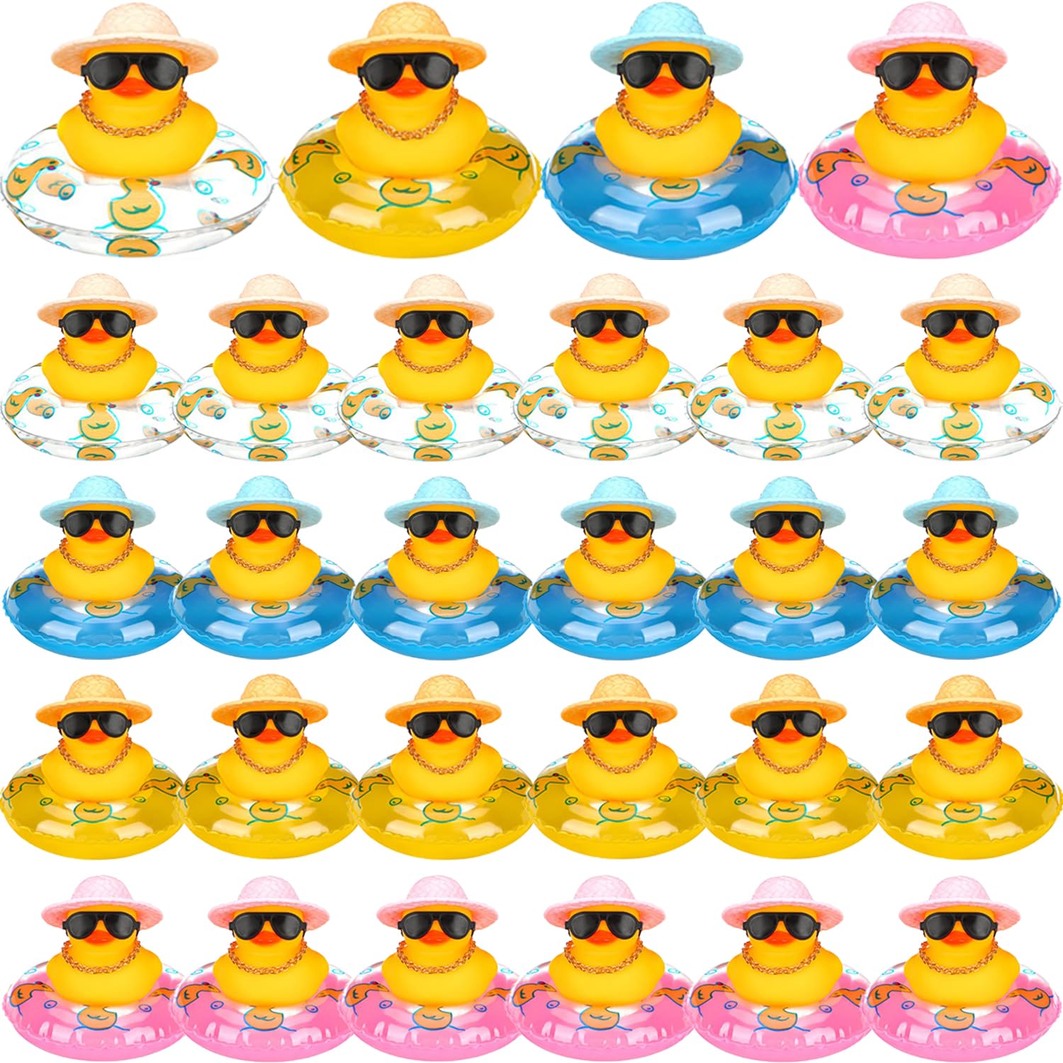 Rubber Duck Bath - 6-36 Set Mini Lastik Ördekler Toplu