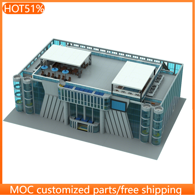 Kids Toys Mall - 17446 Parça İnşaat Merkezi MOC Özelleştirilebilir