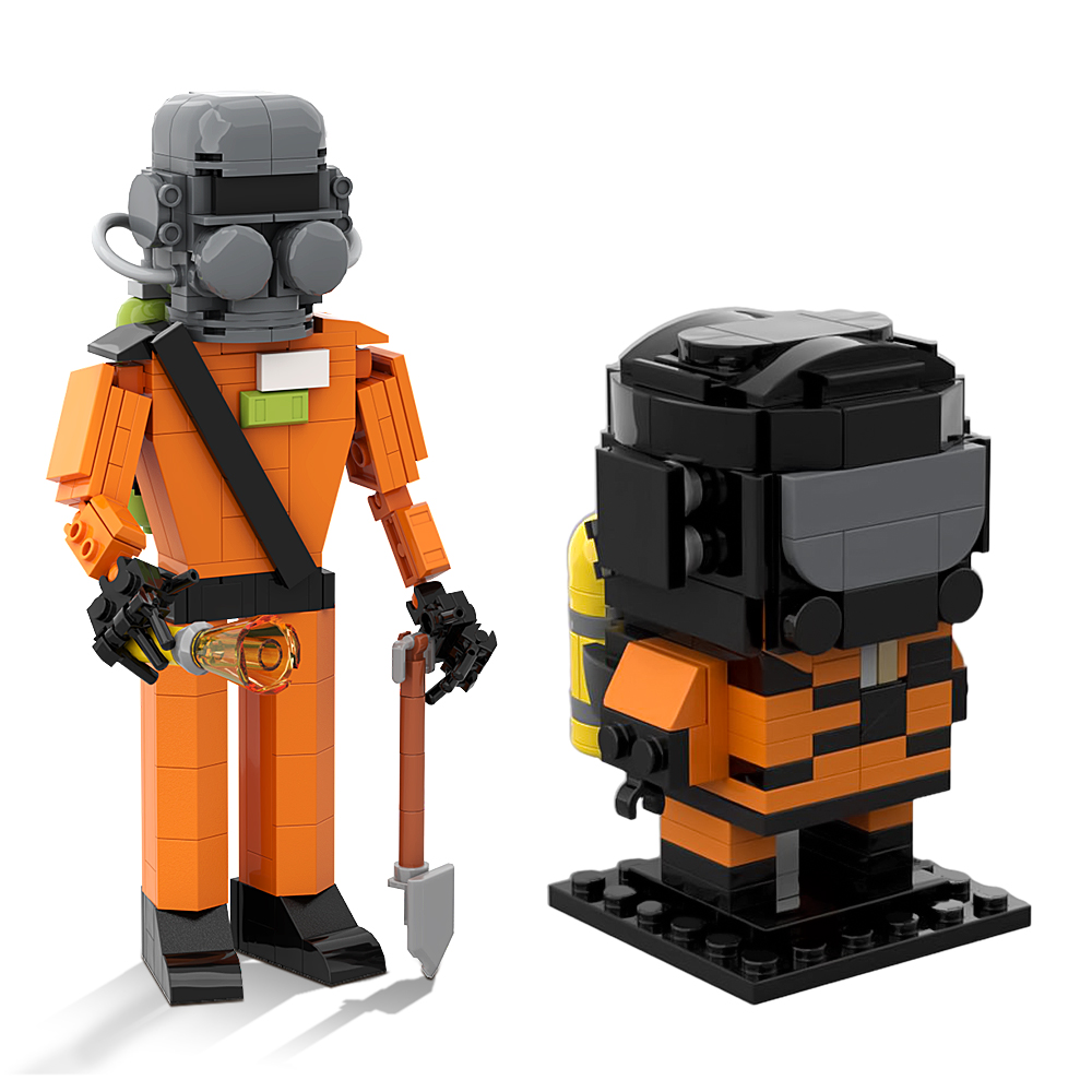 Kids Toys Company - Gobricks Lethal Company Crewmate Yapı Taşı