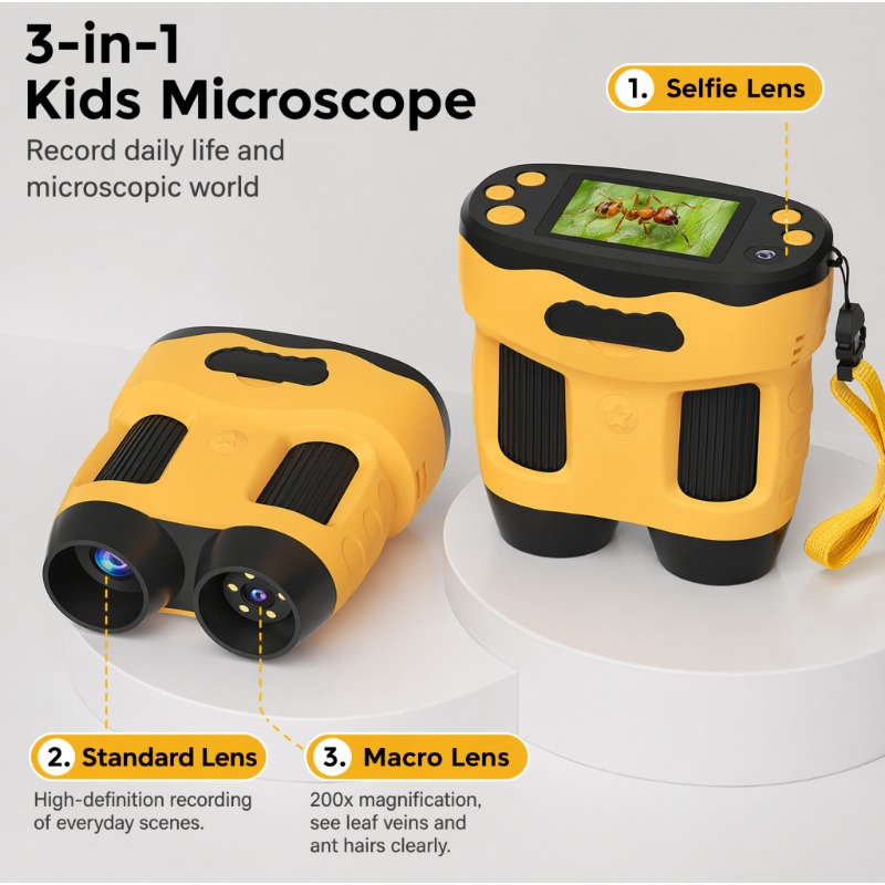 4K 1000X Mikroskop Kamera Diji - Kids Toys Top View incelemesi ve fiyatı
