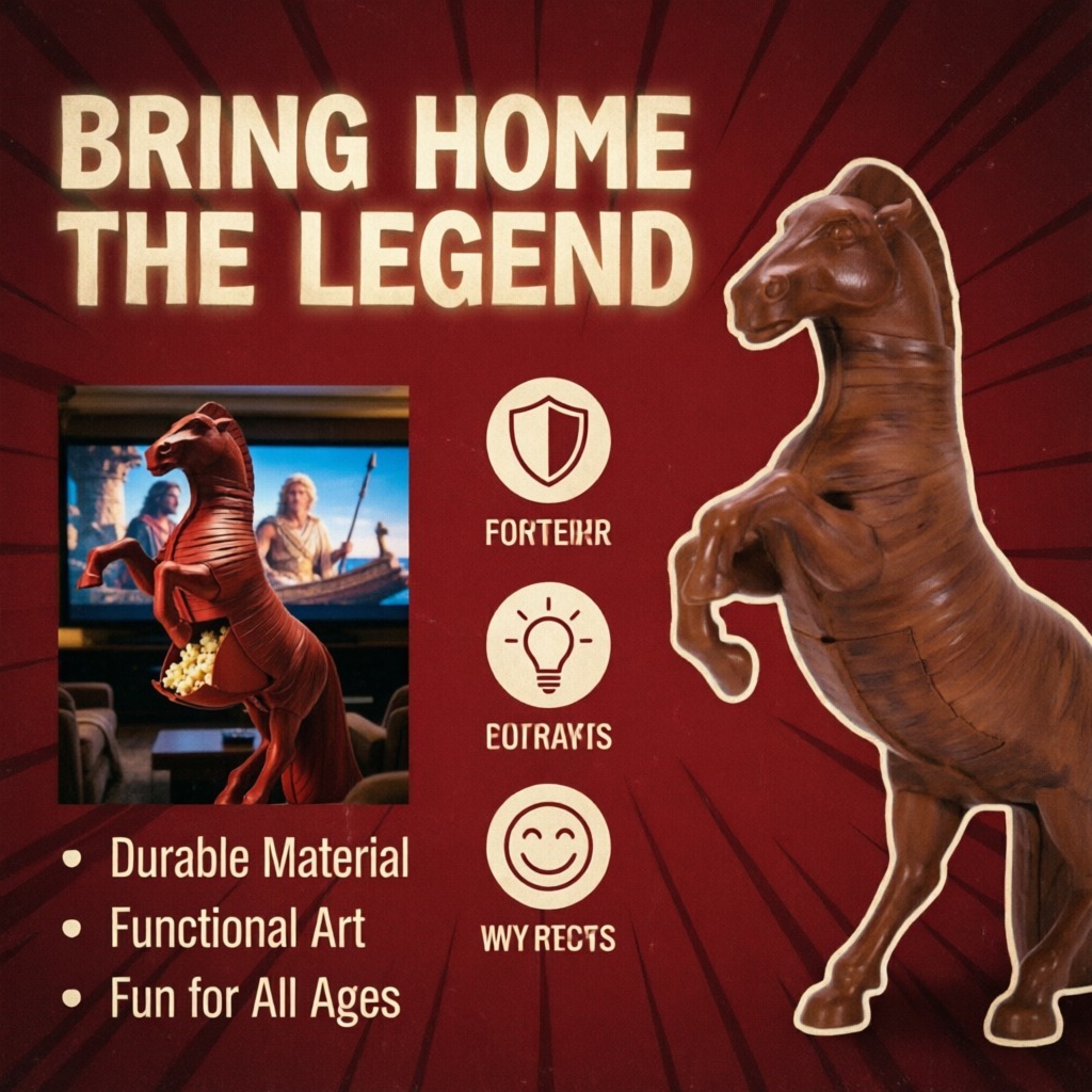 Truva Atı Patlamış Mısır Kovas - Kids Toys Horse incelemesi ve fiyatı