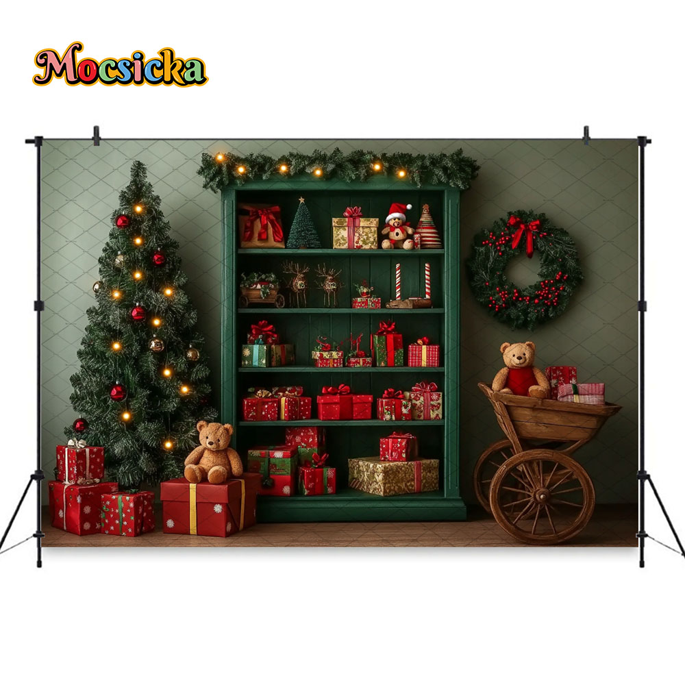 Mocsicka Yeşil Noel Hediye Raf - Toys Background For Kids incelemesi ve fiyatı