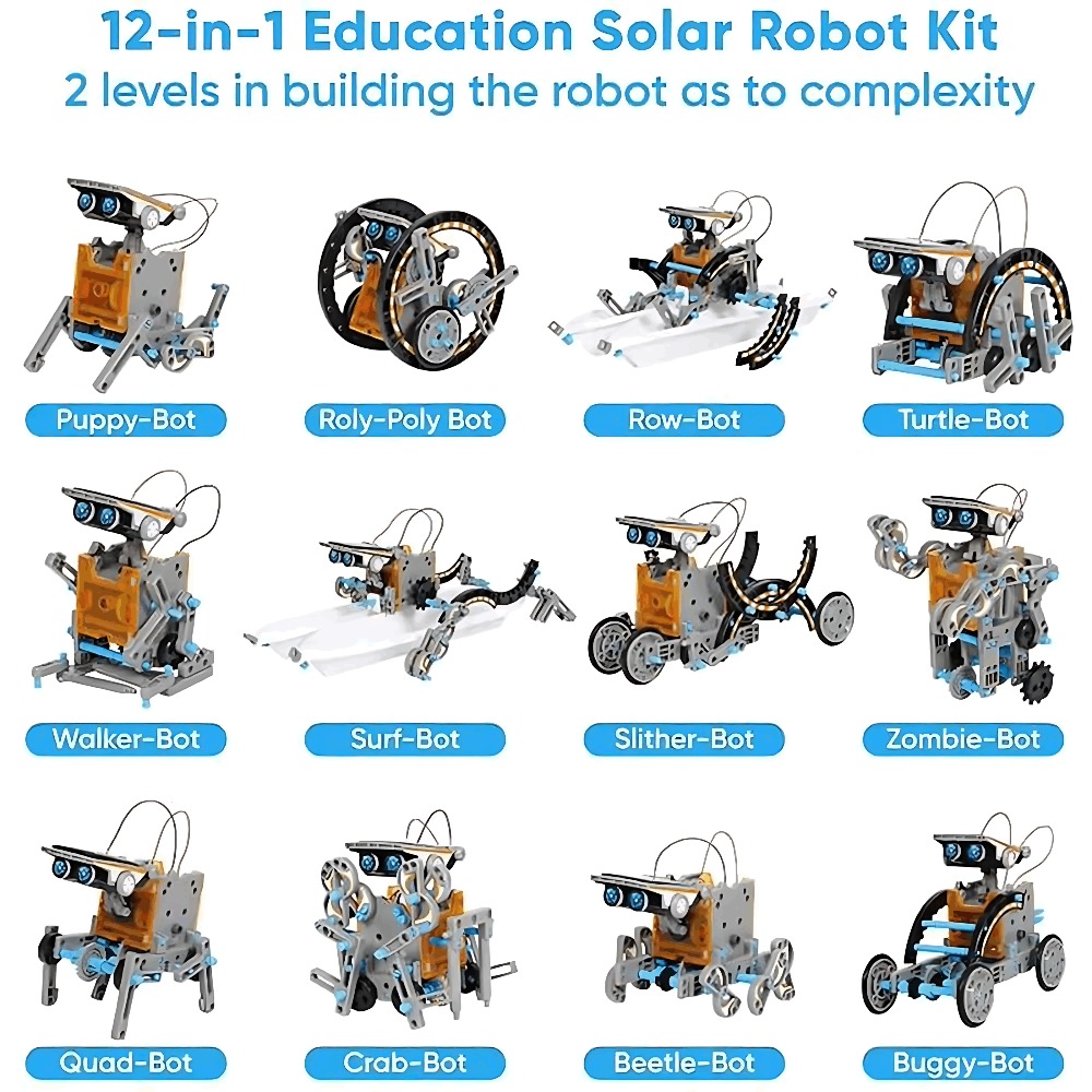 Güneş robotu yapı taşları 12 I - Science Experiment Kit incelemesi ve fiyatı