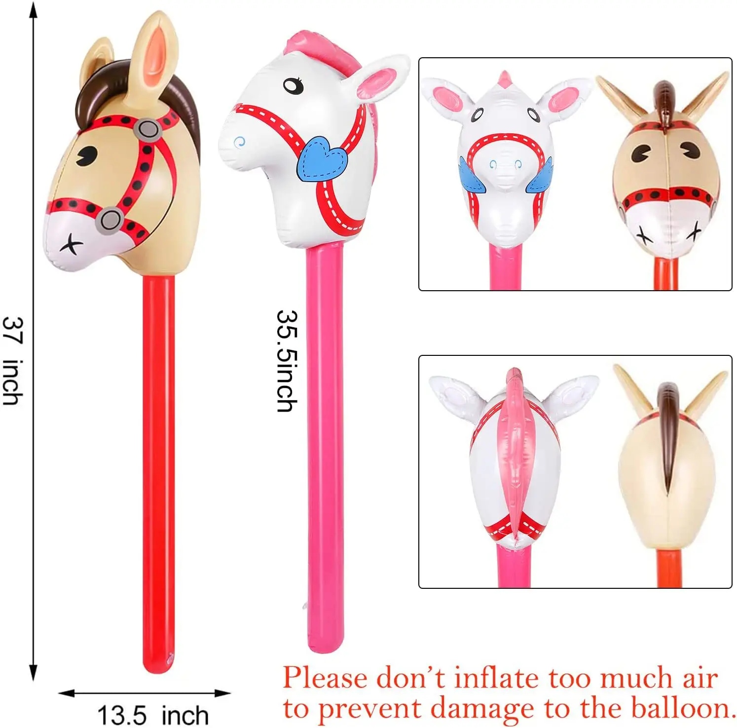 2 adet At Kafası Sopa Balon Şi - Kids Toys Horse incelemesi ve fiyatı