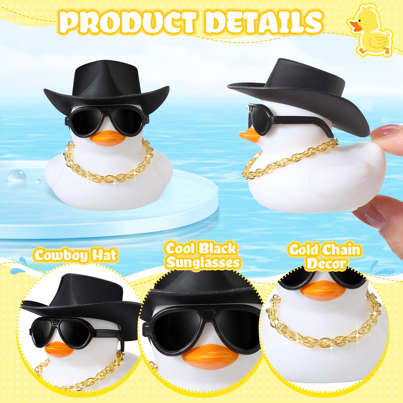 6-60 Takım Beyaz Kovboy Lastik - Rubber Duck Bath incelemesi ve fiyatı