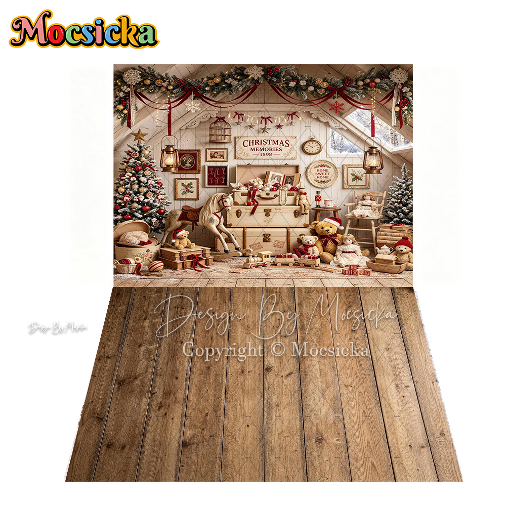 Mocsicka Beyaz Noel Odası Arka - Toys Background For Kids incelemesi ve fiyatı