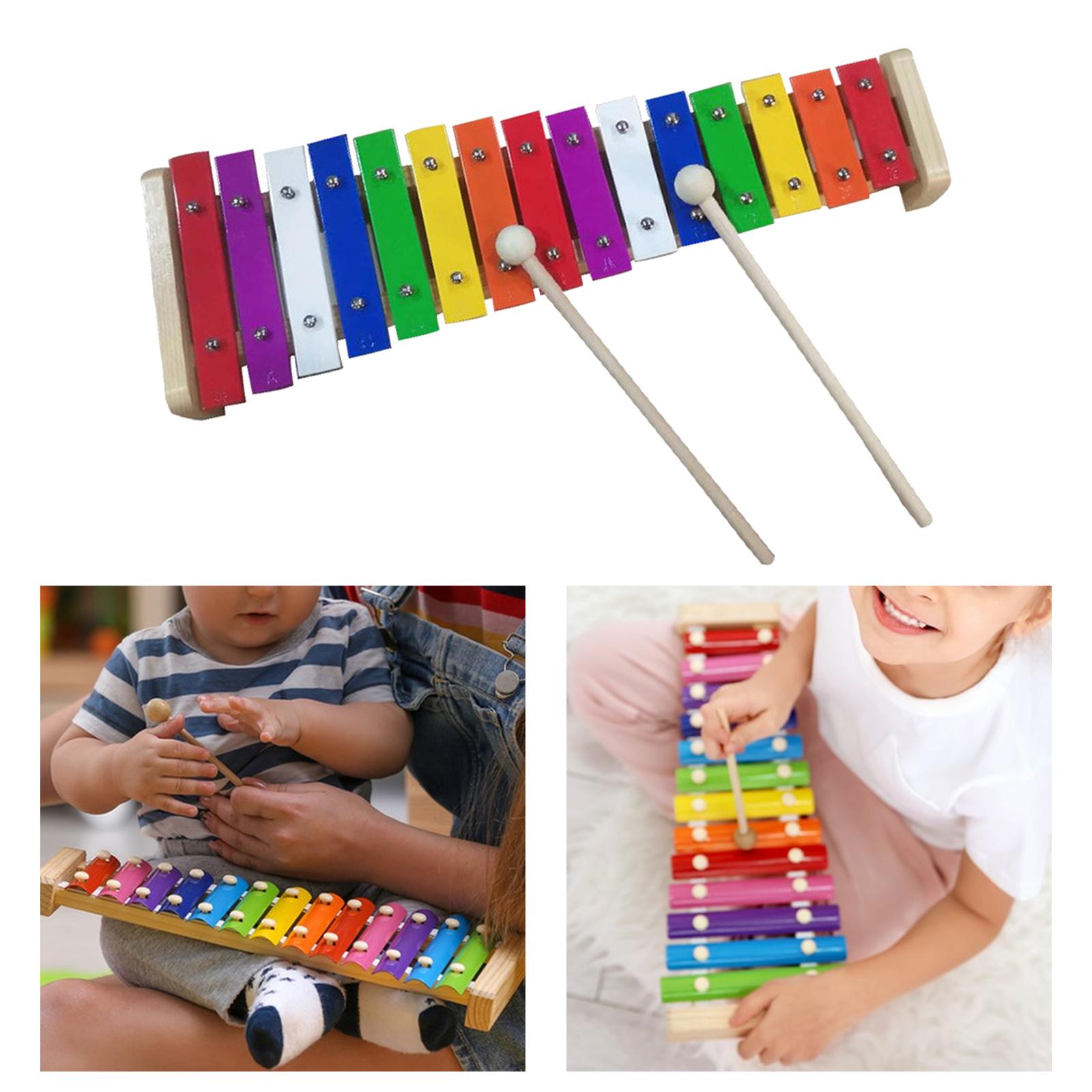 15 ölçekli ksilofon çan el per - Kids Toys Xylophone incelemesi ve fiyatı